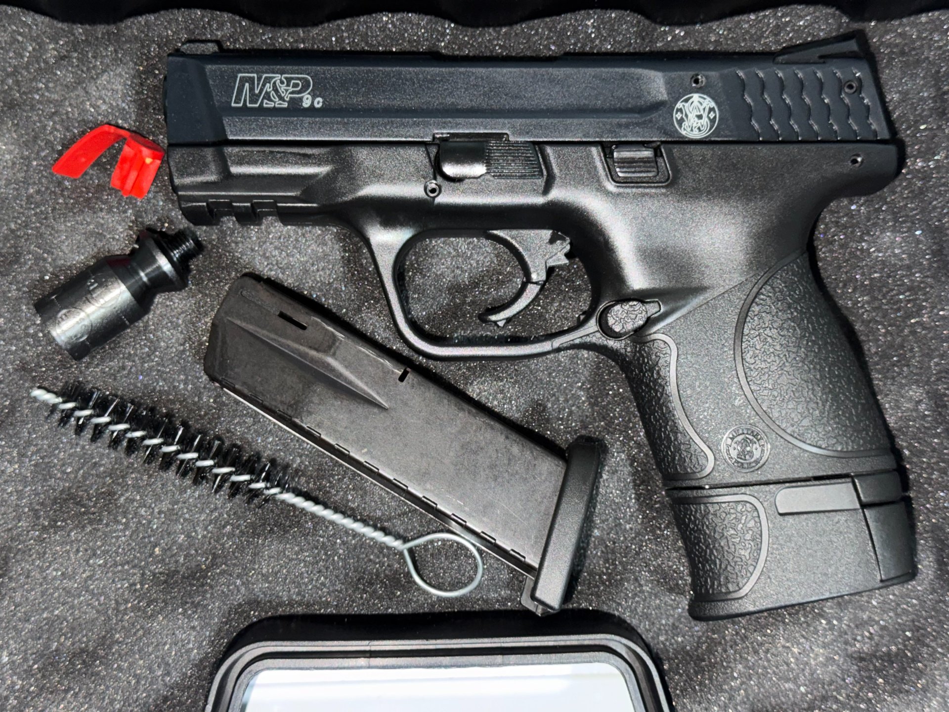SSW SMITH&WESSN M&P 9c BLACK, KAL. 9 MM P.A.K. – Bild 1