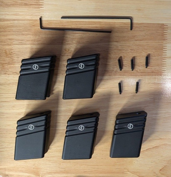 5x Schmeisser Magazinverlängerung 9mm für AR15 PPC von Alpha Precision – Bild 2