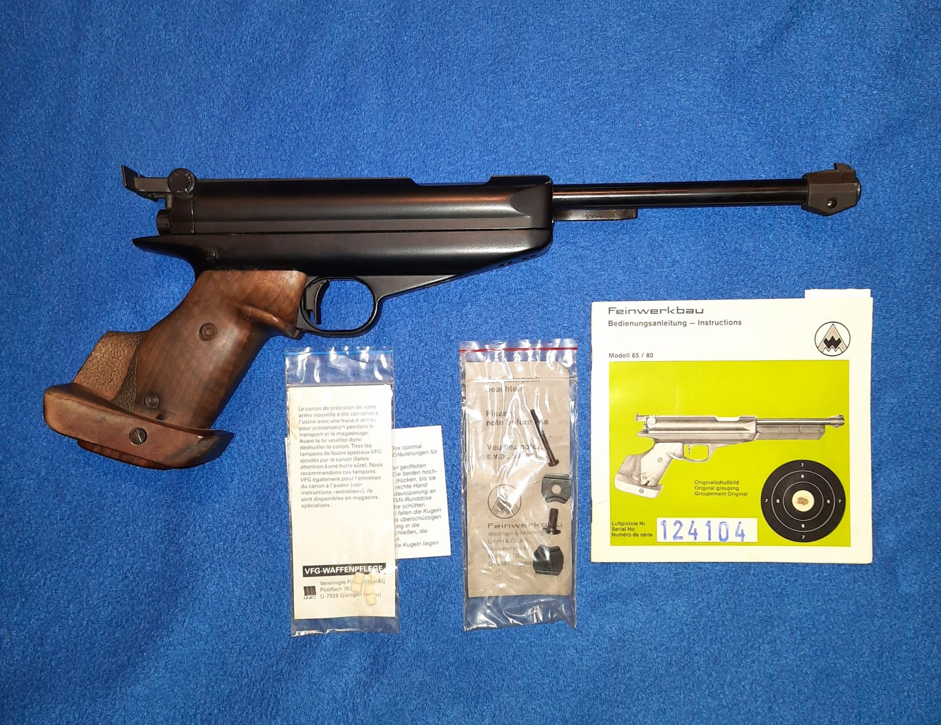 Feinwerkbau LP65 in 1A Zustand + Zubehör – Bild 1