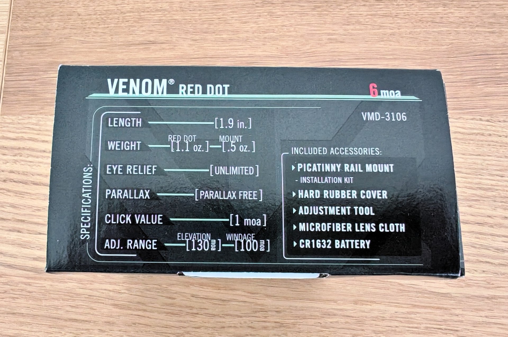 Vortex Venom 6 MOA Red Dot in OVP – Bild 6