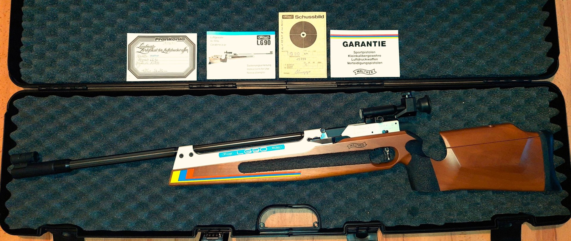 Walther LG 90 Match-LG in neuwertigem Zustand! – Bild 1