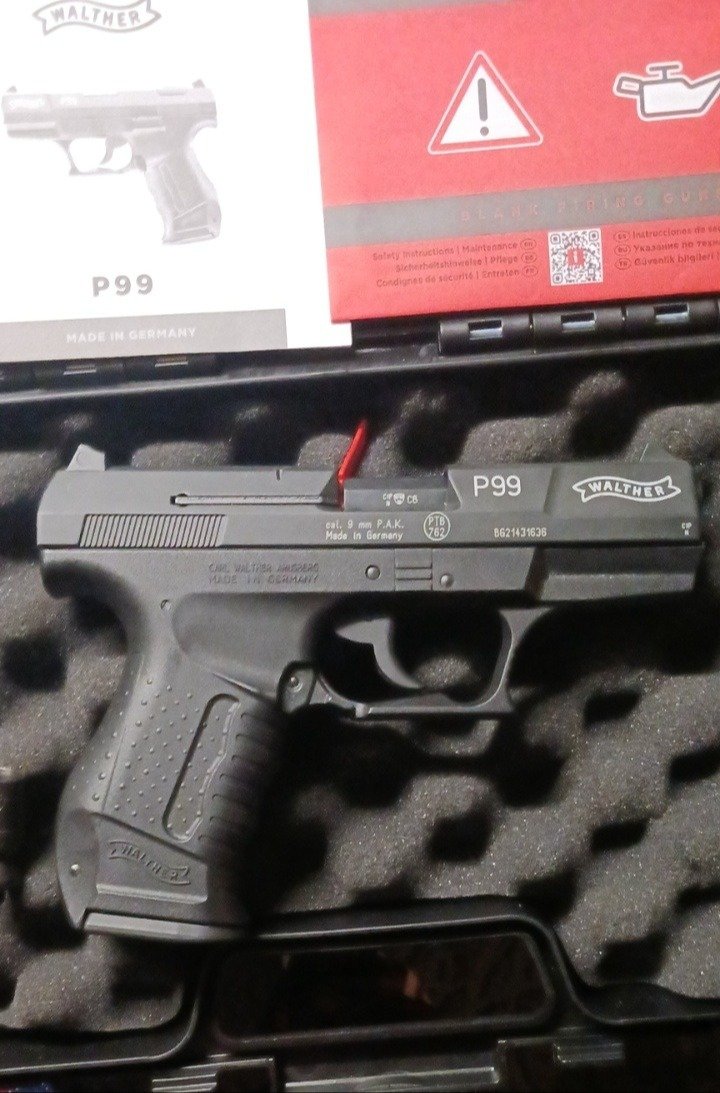 Walther P99 BLK 9mm P.A.K 15R – Bild 2