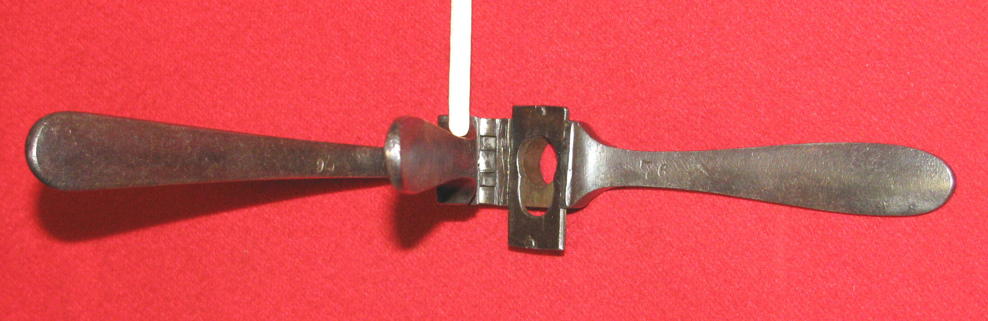 Alte Stahl Berdan Zündhütchen Zange mit 9,3 – Bild 3