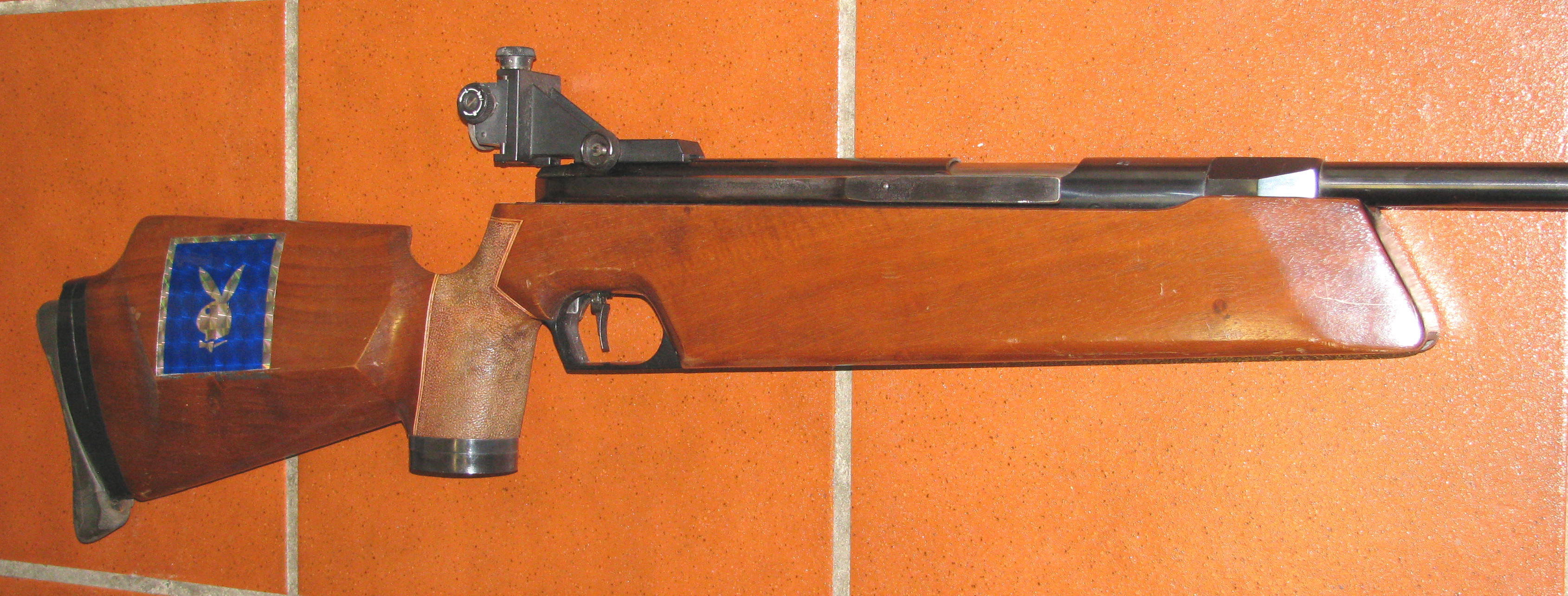 Feinwerkbau Luftgewehr, ein Feinwerkbau Mod. 300 S in Kal. 4,5mm mit F - Zeichen und orginalen Diop – Bild 6