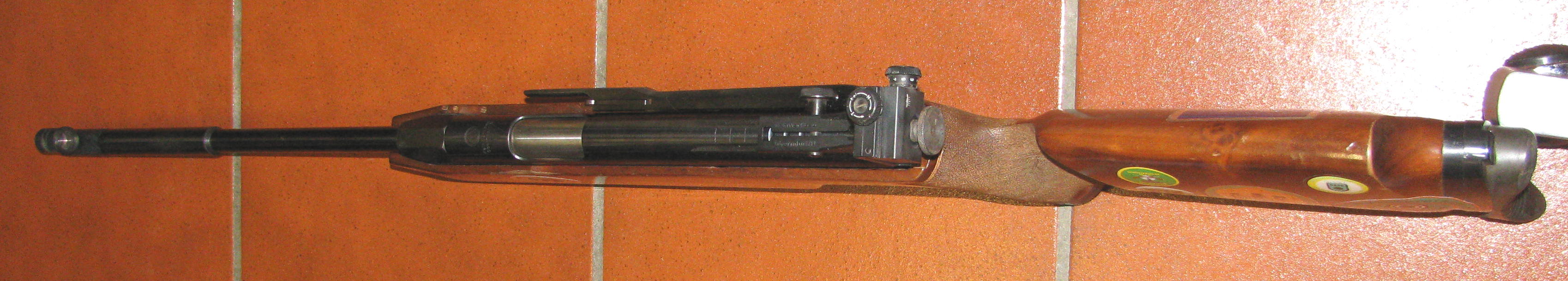 Feinwerkbau Luftgewehr, ein Feinwerkbau Mod. 300 S in Kal. 4,5mm mit F - Zeichen und orginalen Diop – Bild 3
