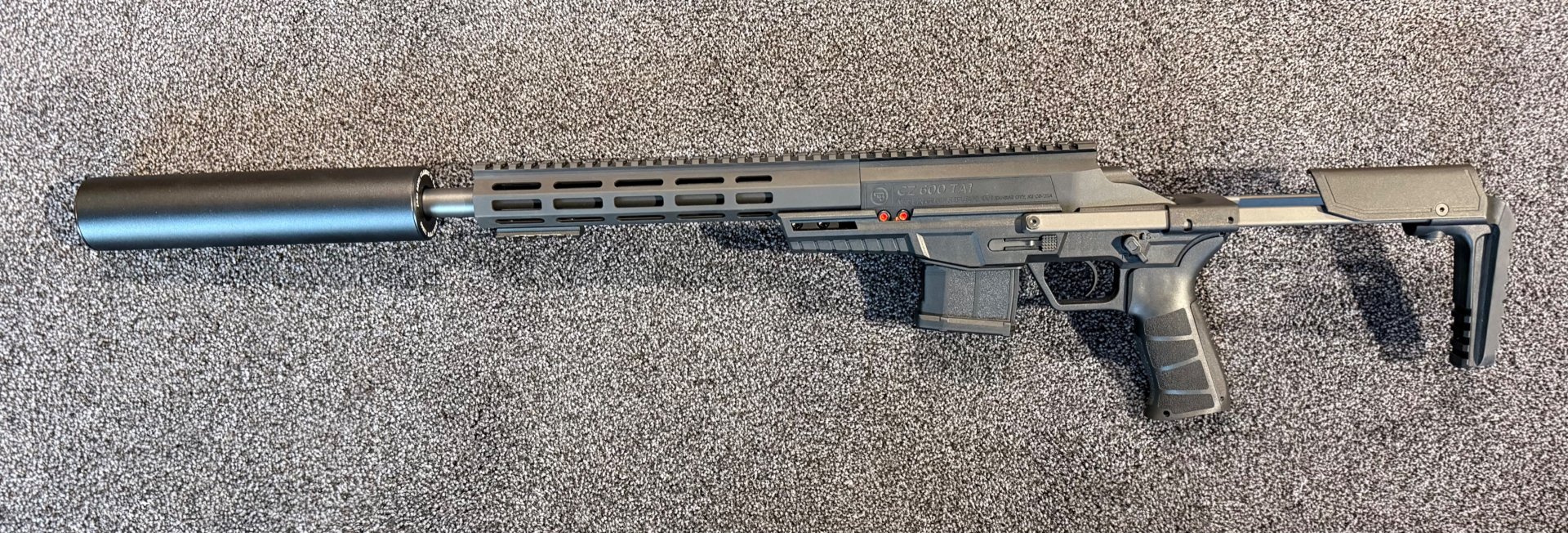 CZ Repetierbüchse Mod 600 Trail .223Rem mit Jaki Dämpfer Semi Classic zum kleine komplettpreis – Bild 1
