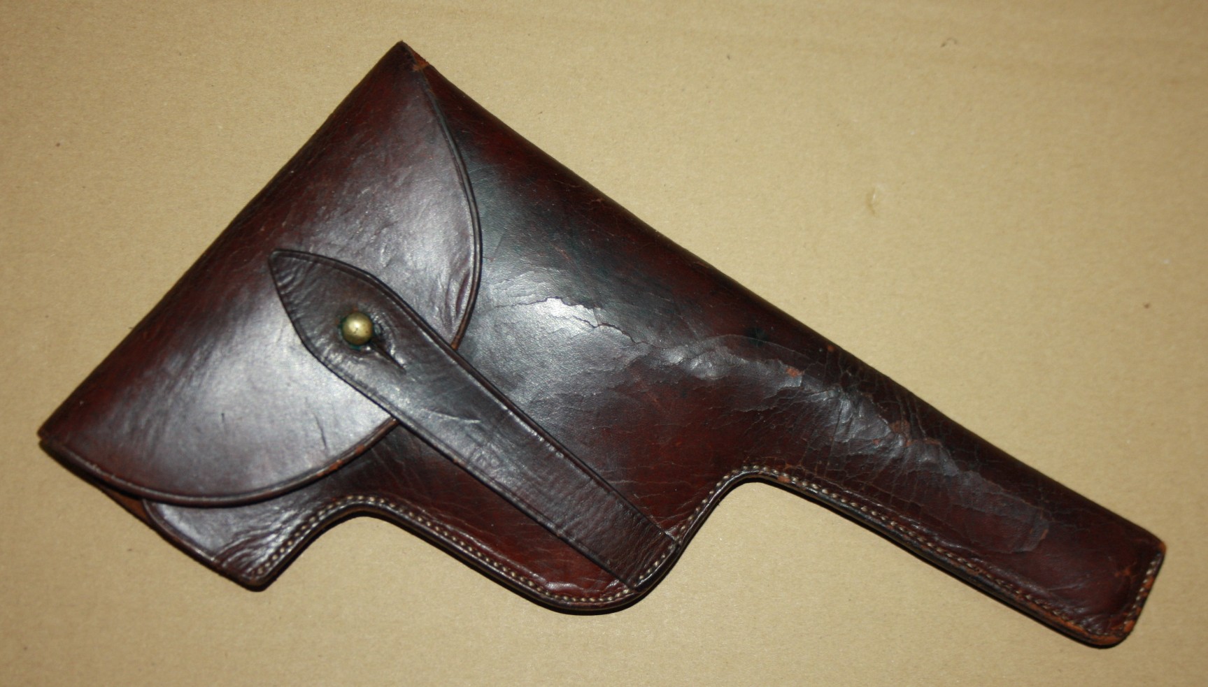 orig. Leder-Holstertasche für Pistole Mauser C96 -TIP TOP- – Bild 1