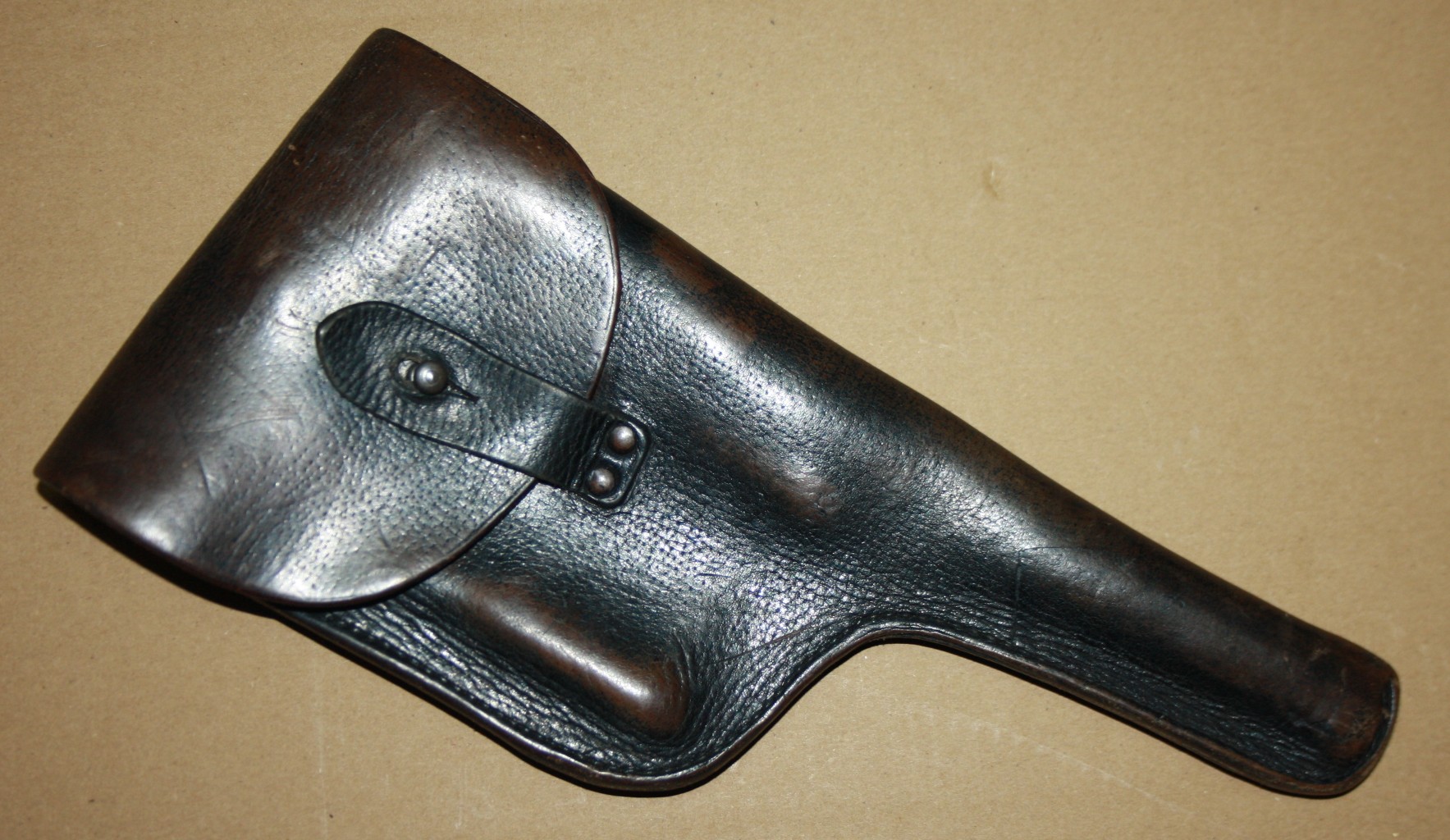 orig. Leder-Holstertasche für Pistole Mauser C96 -TIP TOP- – Bild 1