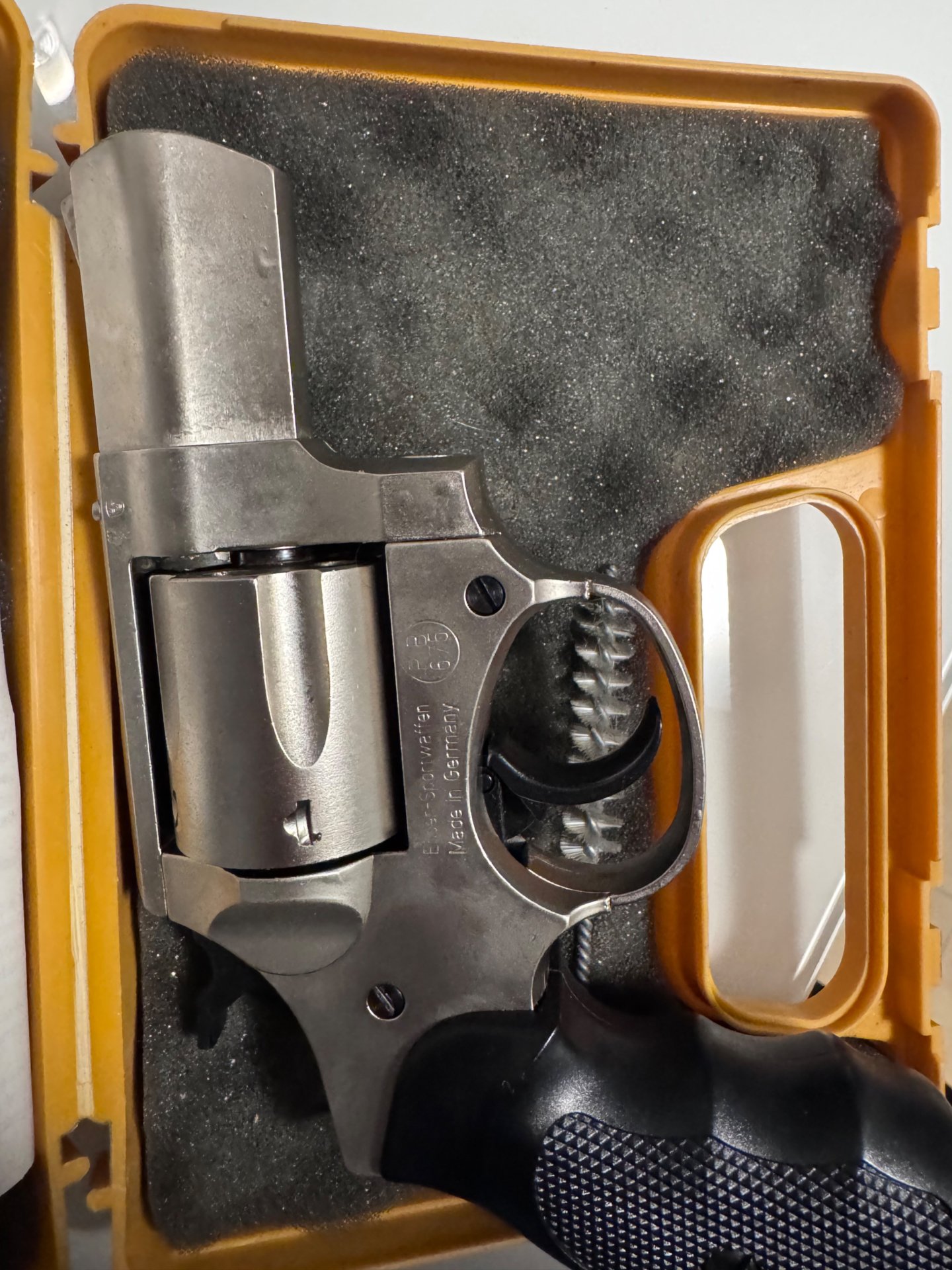 Neu IWG Mod. Kurier Nickel Schreckschuss Revolver 9 mm R.K. – Bild 4