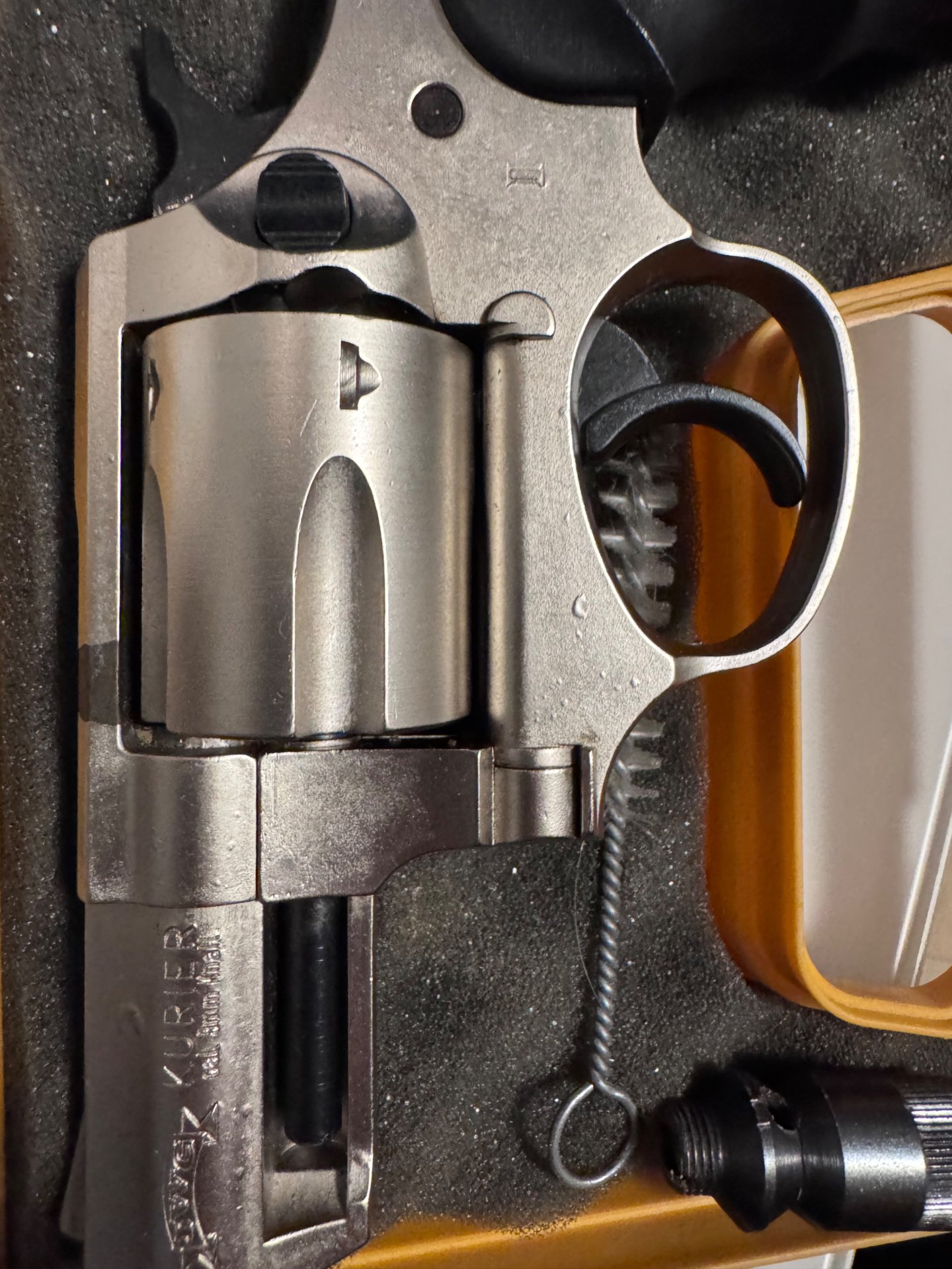 Neu IWG Mod. Kurier Nickel Schreckschuss Revolver 9 mm R.K. – Bild 3