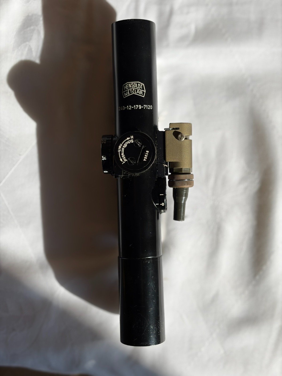 Hensoldt Miltär-Zielfernrohr 1240-12-179-7120 Sammlerstück – Bild 1