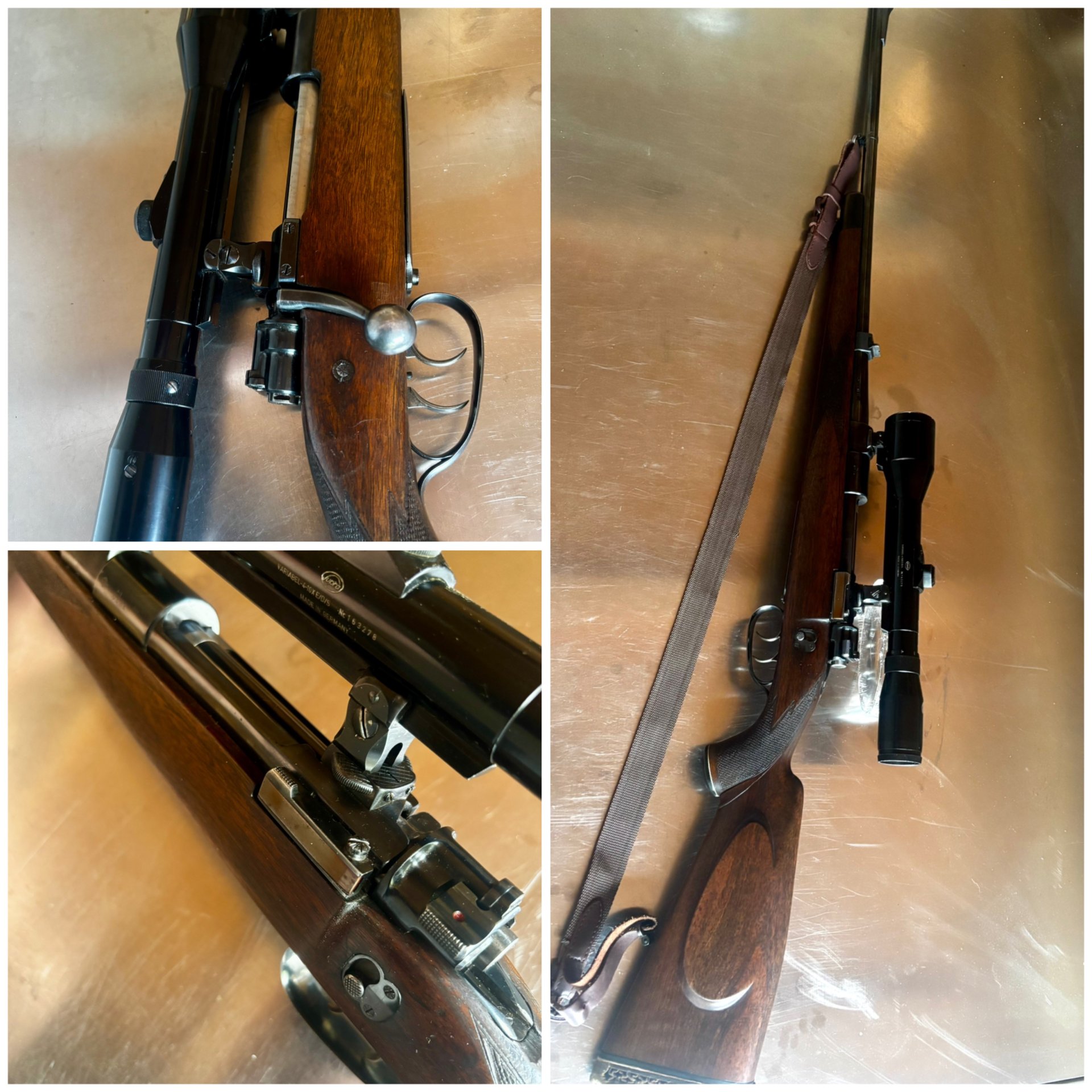 Sammlerbüchse nach Gehmann im Kal. 5,6x61 SevH inkl. B. Nickel Marburg/L Supra TOP – Bild 1