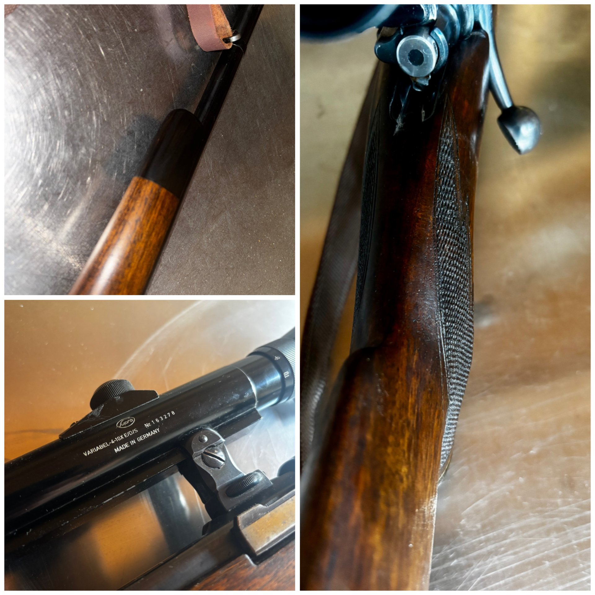 Sammlerbüchse nach Gehmann im Kal. 5,6x61 SevH inkl. B. Nickel Marburg/L Supra TOP – Bild 2