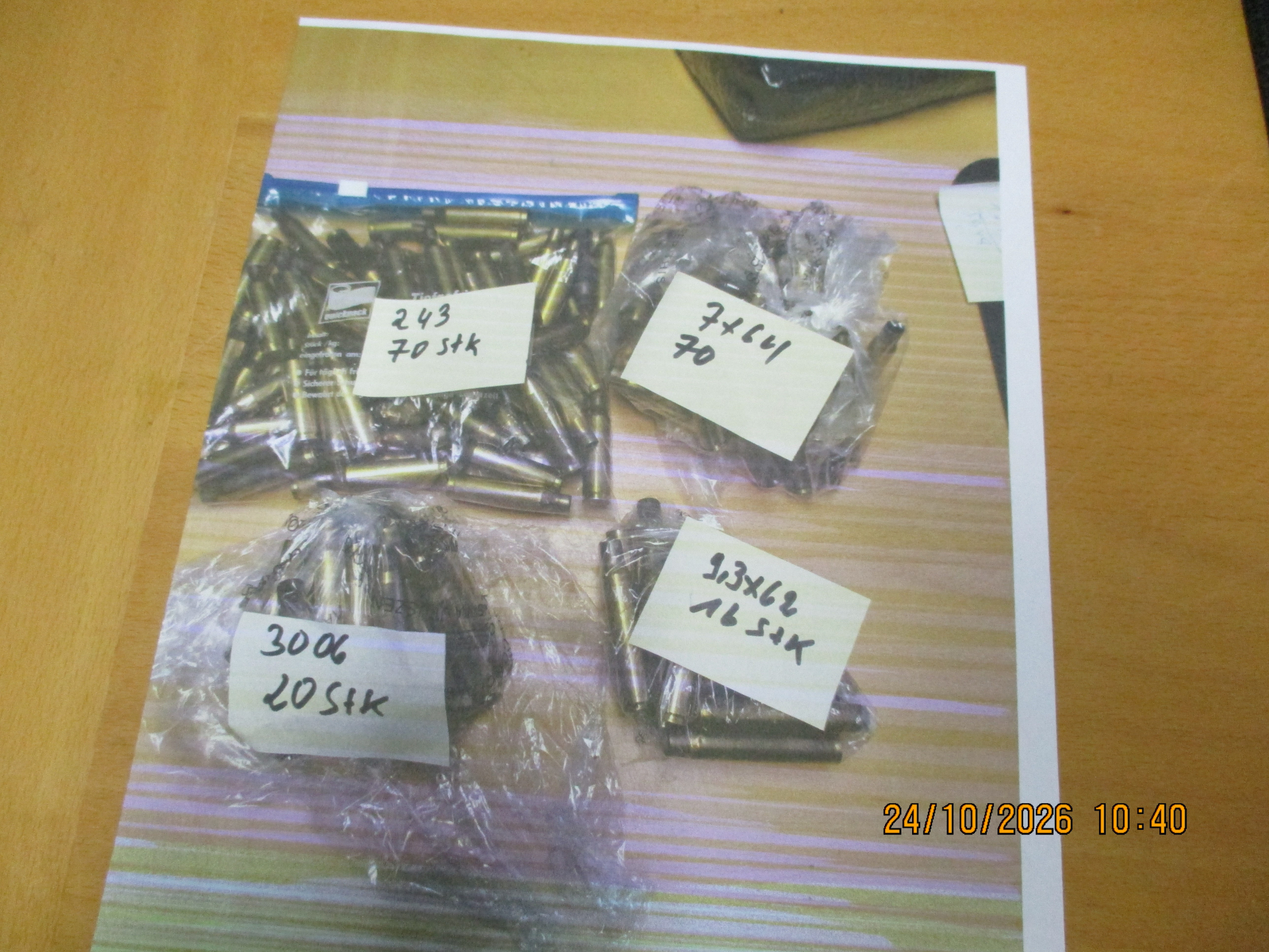 Verschiedene Patronenhülsen – Bild 1