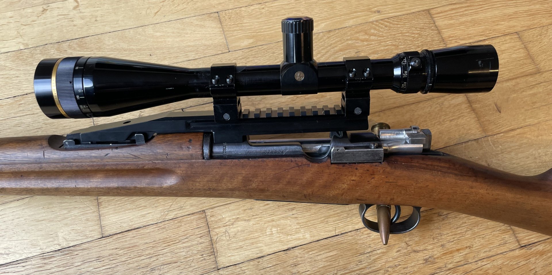 Schwedenmauser Husqvarna Vapenfabriks AB "Gevär m/38" mit Leupold ZF – Bild 4