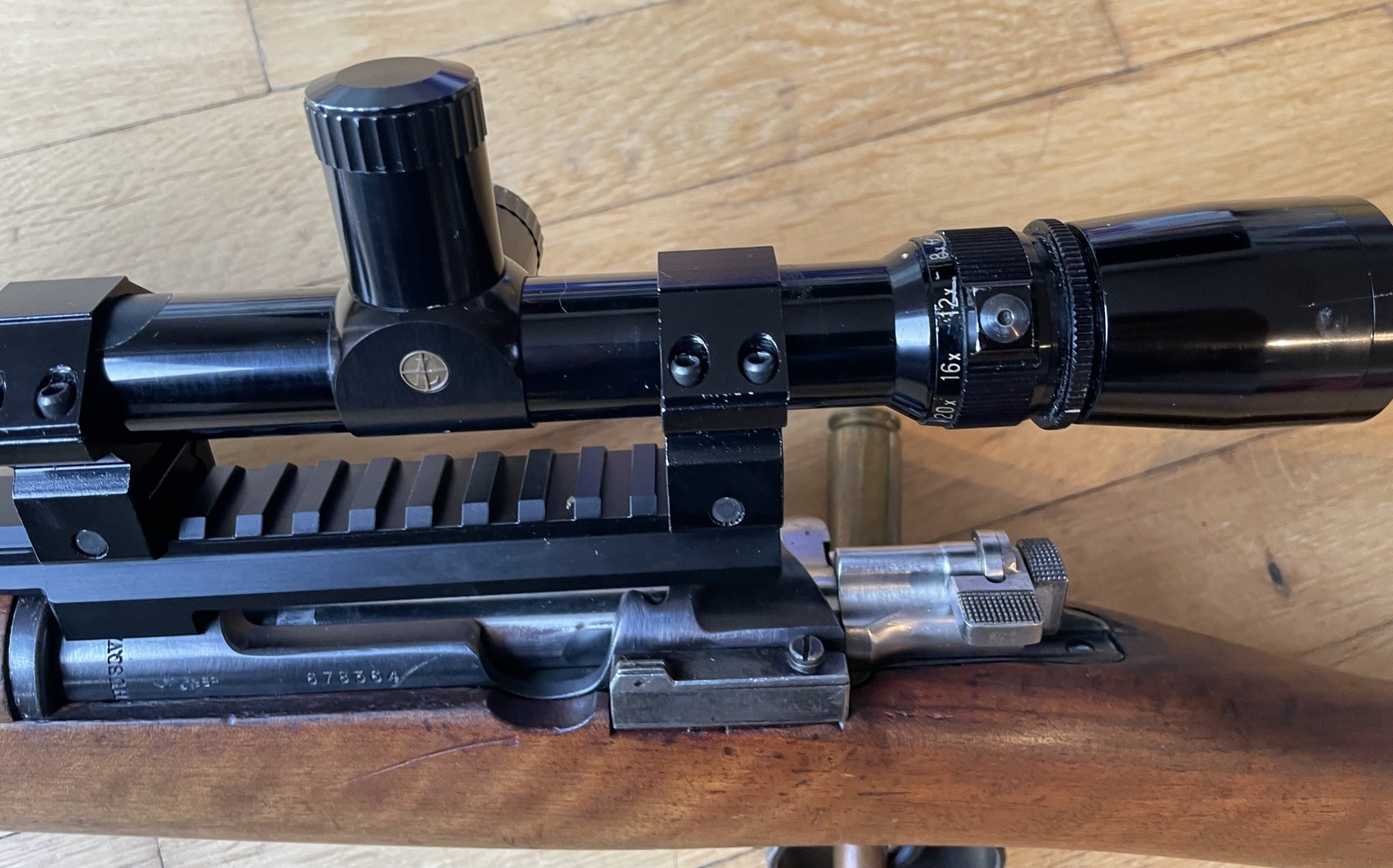 Schwedenmauser Husqvarna Vapenfabriks AB "Gevär m/38" mit Leupold ZF – Bild 7