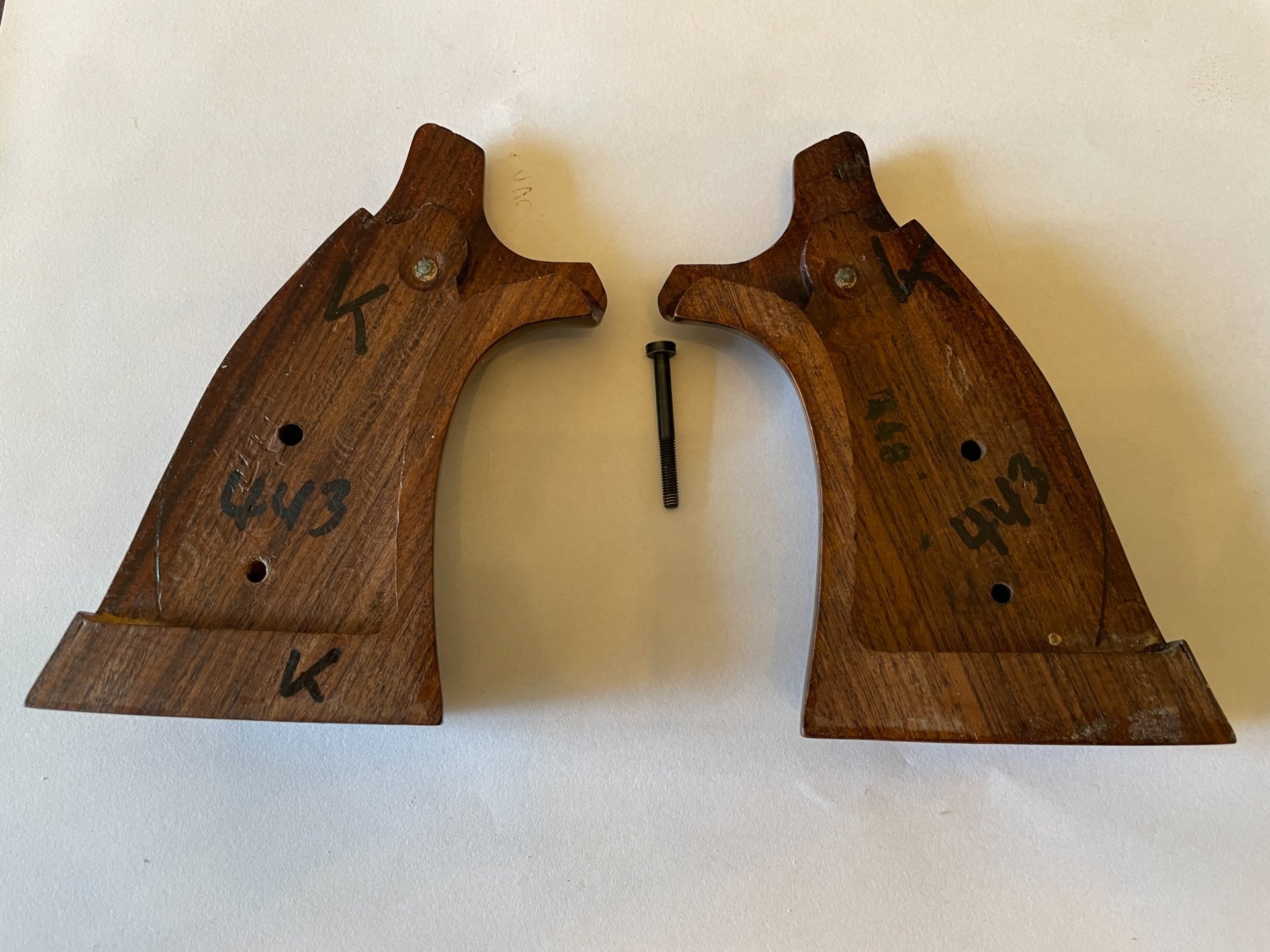 Original Smith & Wesson, S&W, Griffschalen K/L-Rahmen/frame, Square Butt, eckiger Griffrahmen, – Bild 4