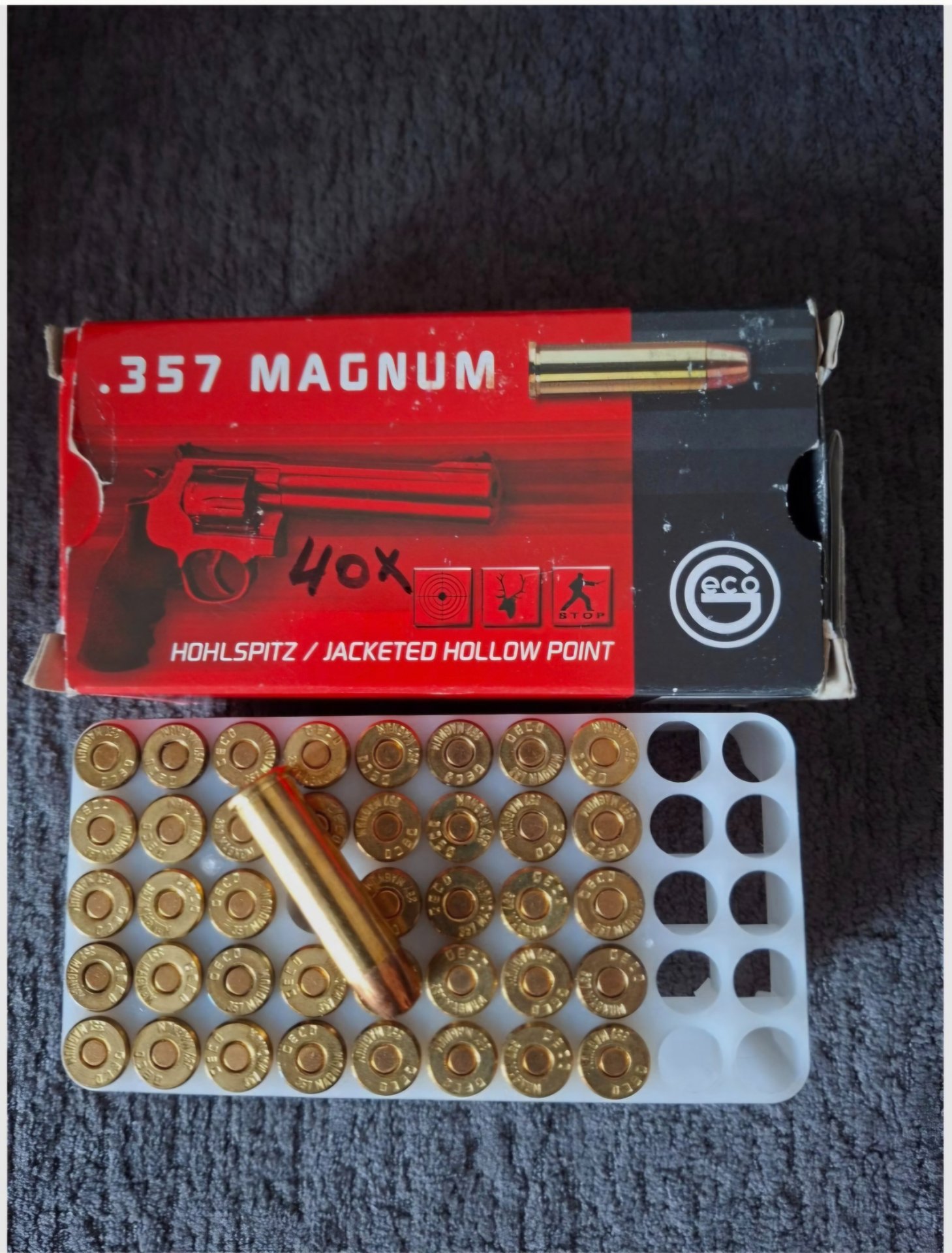 Geco .357 Magnum Hohlspitz – Bild 1