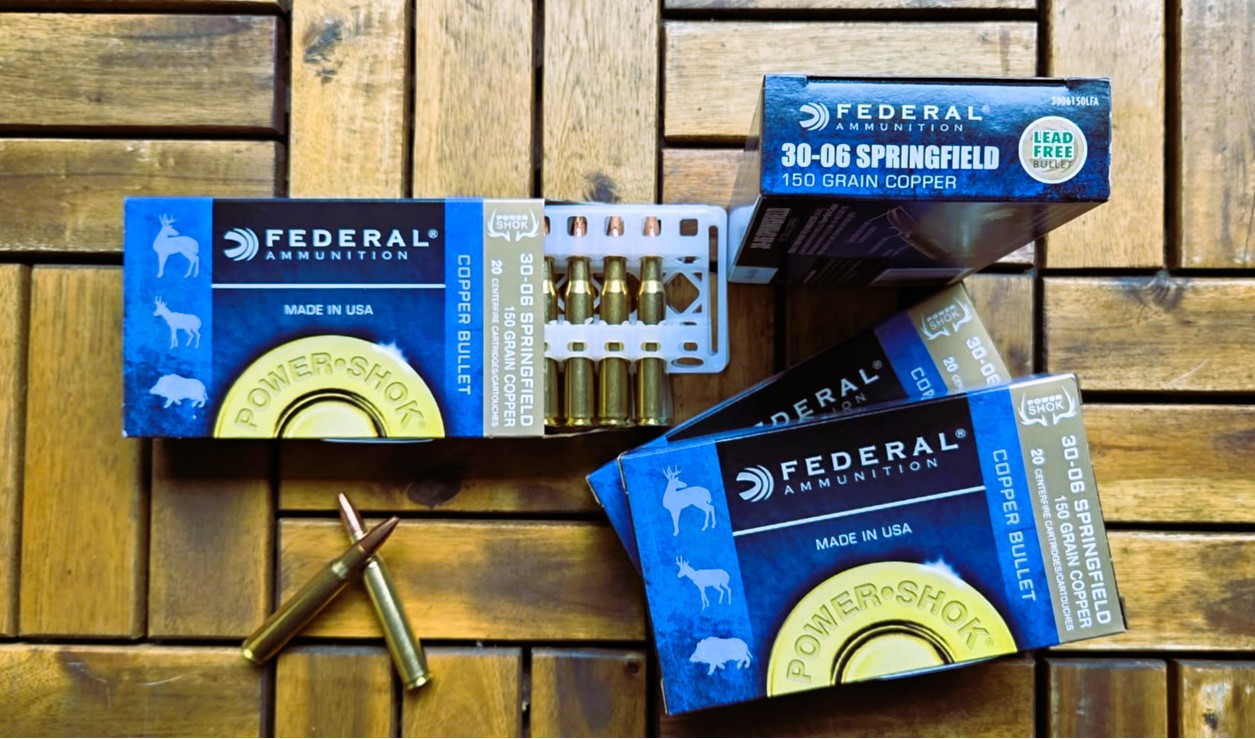 Munition 80 Schuss Federal Copper Bleifrei Kal. .30-06 1 Los – Bild 1
