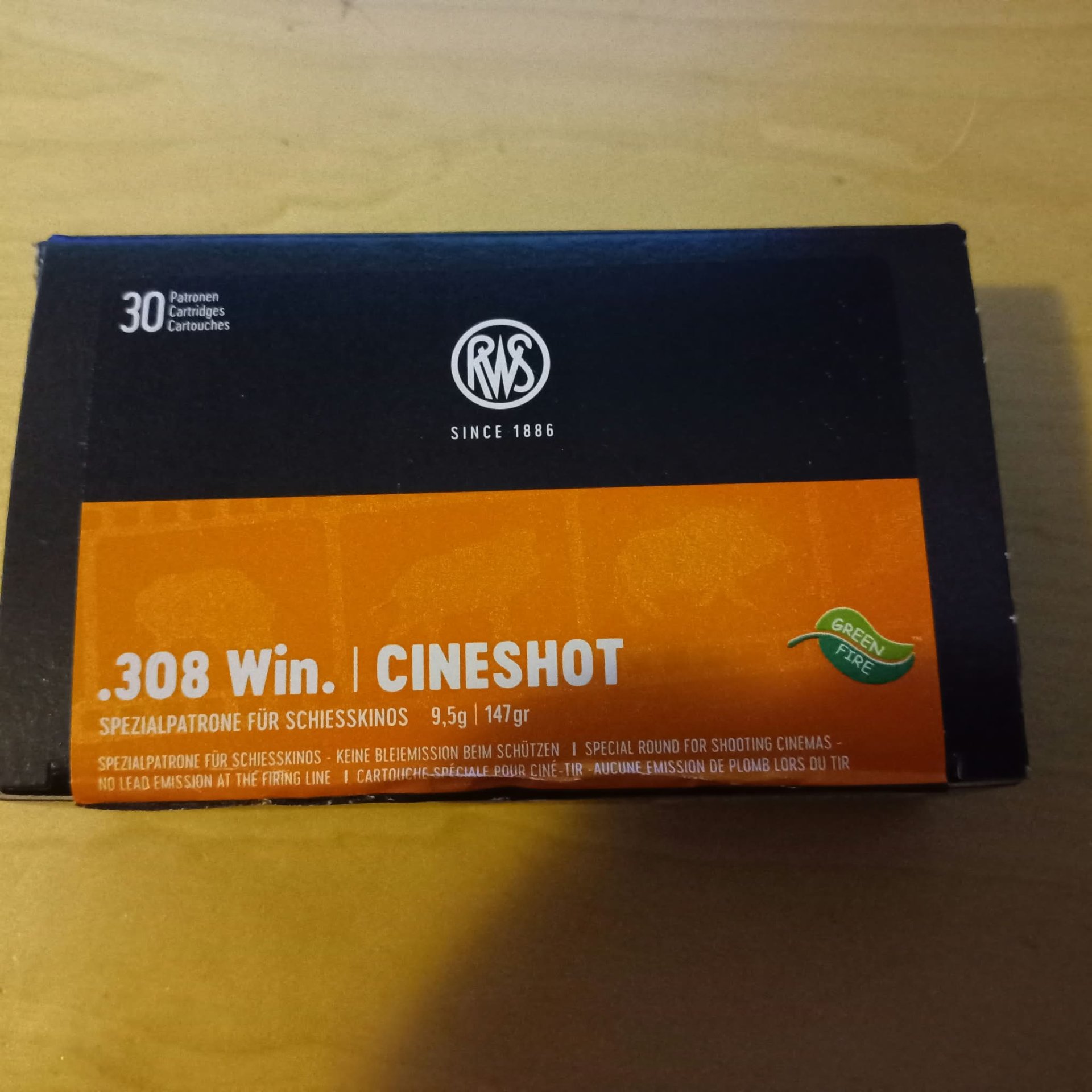 60 Schuss RWS .308 Win Cineshot – Bild 1