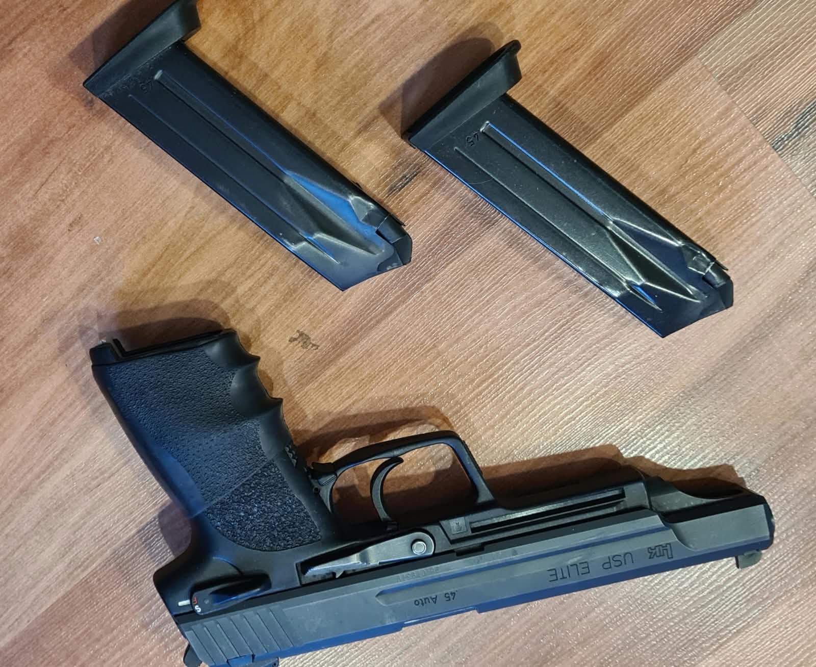 Heckler & Koch Pistole USP Elite Kaliber .45 Auto mit Wechselsystem 9x19mm im Koffer – Bild 8