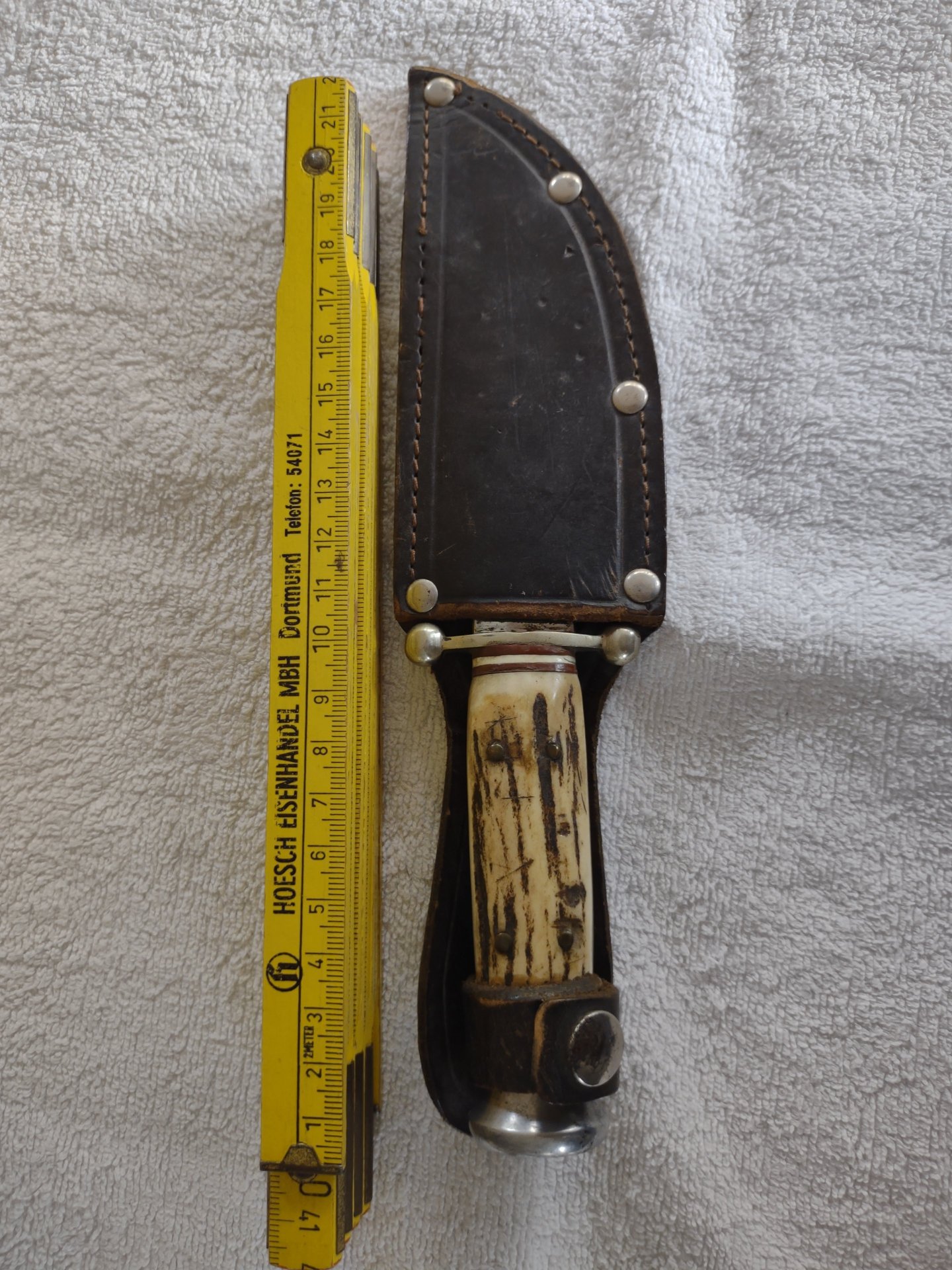 Fahrtenmesser mit Lederscheide – Bild 5