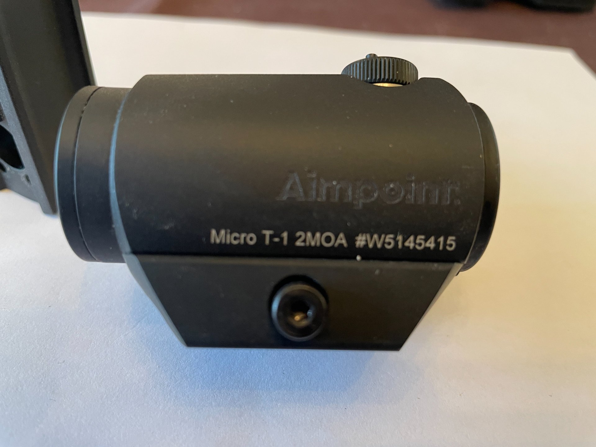 Aimpoint Micro T1, inkl. Montage für Picatinny, 2 MOA red Point, inkl. 39mm Erhöhung + Schrauben – Bild 4