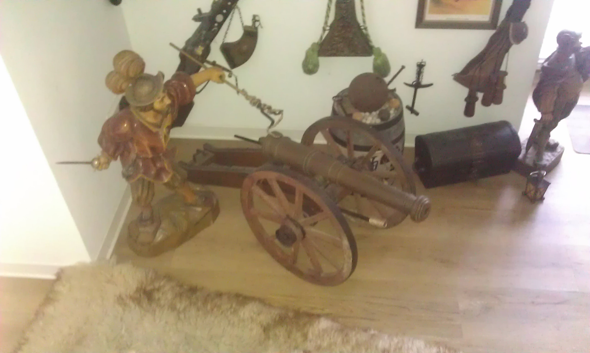Große Kanone mit Figur 30 Jähriger Krieg – Bild 1