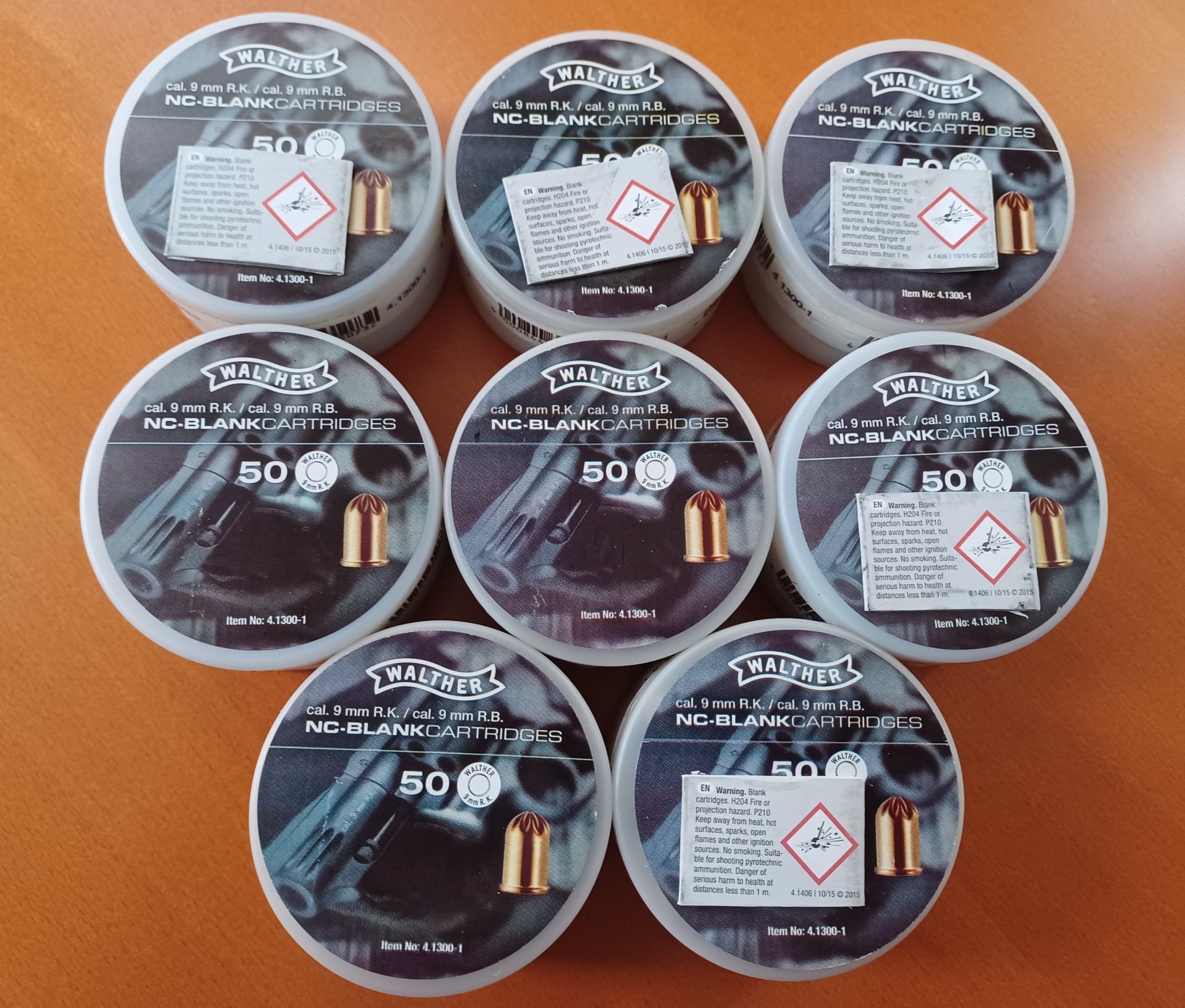 400 Platzpatronen cal. 9mm R.K – Bild 1