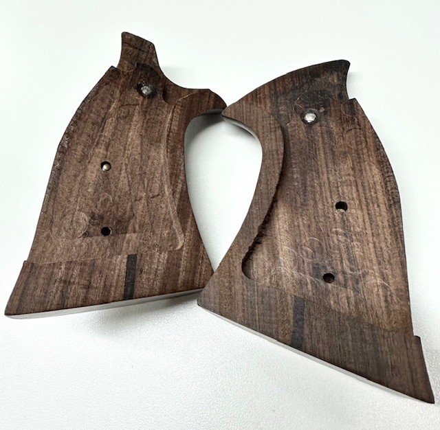 Original Smith & Wesson Holzgriffschalen – K/L-Rahmen Square Butt – Neuwertig! – Bild 3