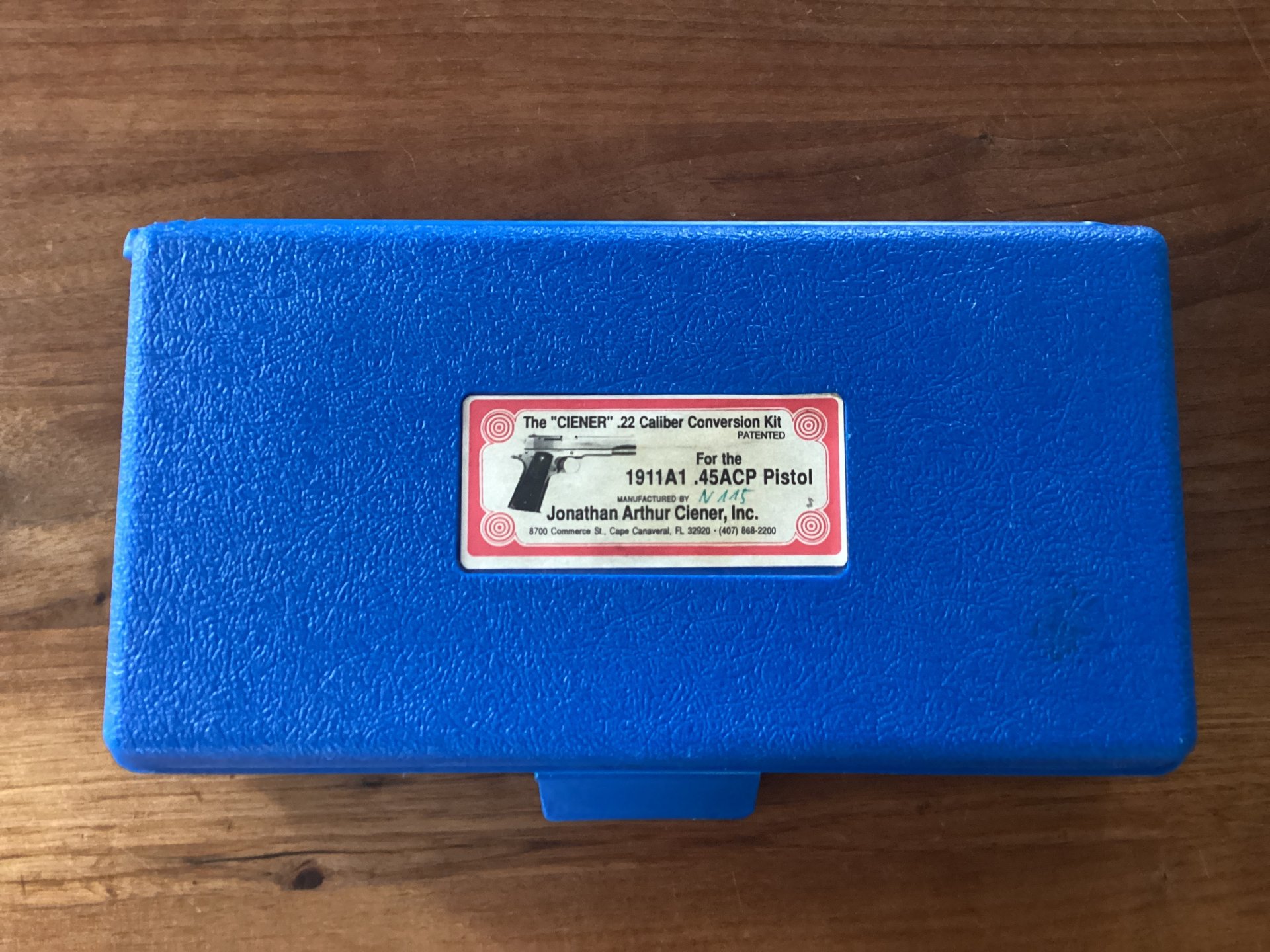 CIENER Wechselsystem Kal 22 für Colt 1911 – Bild 2