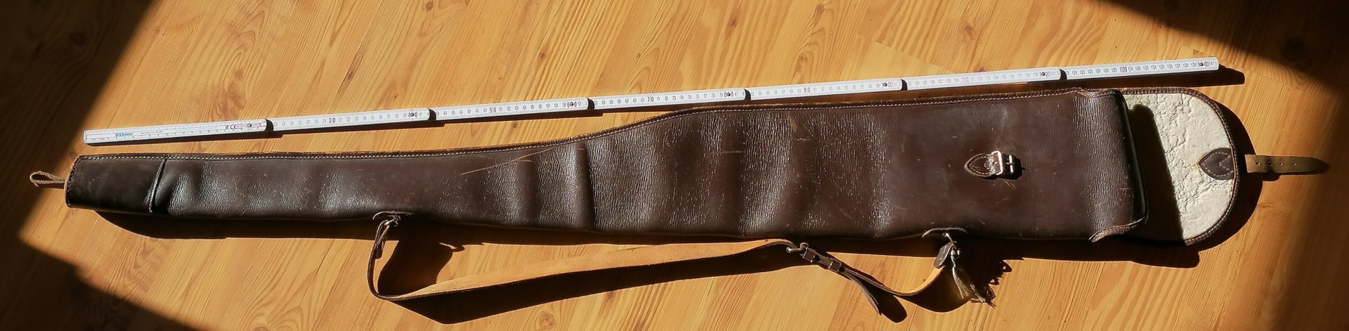 Flintenfutteral Echtleder – Bild 1