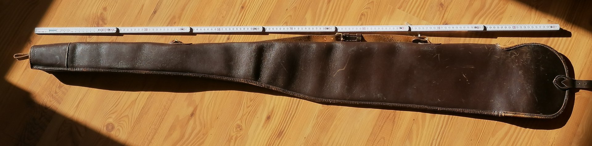 Flintenfutteral Echtleder – Bild 2