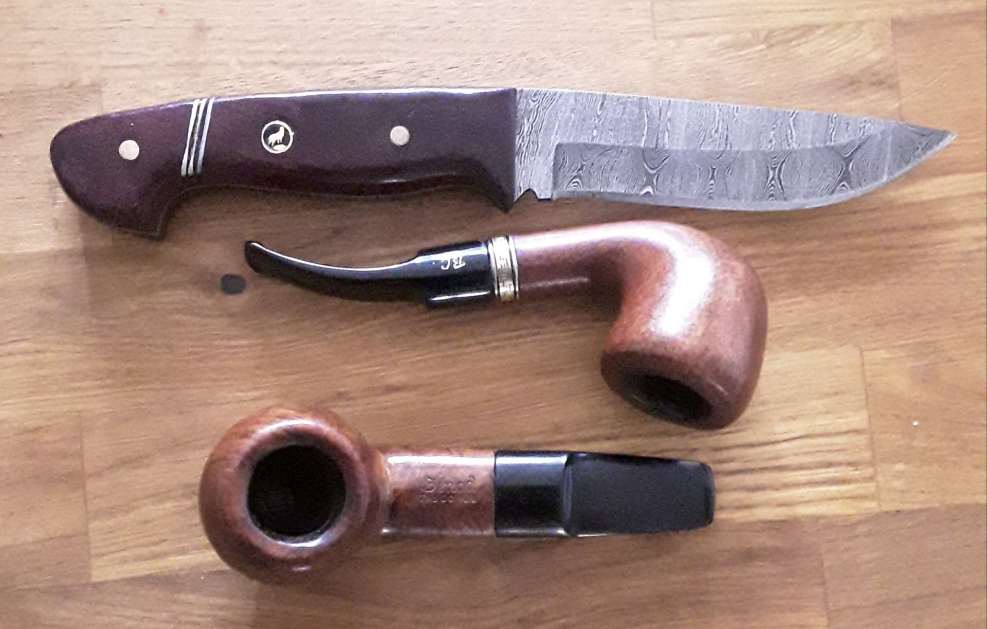 Highlight - Jagdmesser, 2 edle Tabakpfeifen u. Zubehör – Bild 2