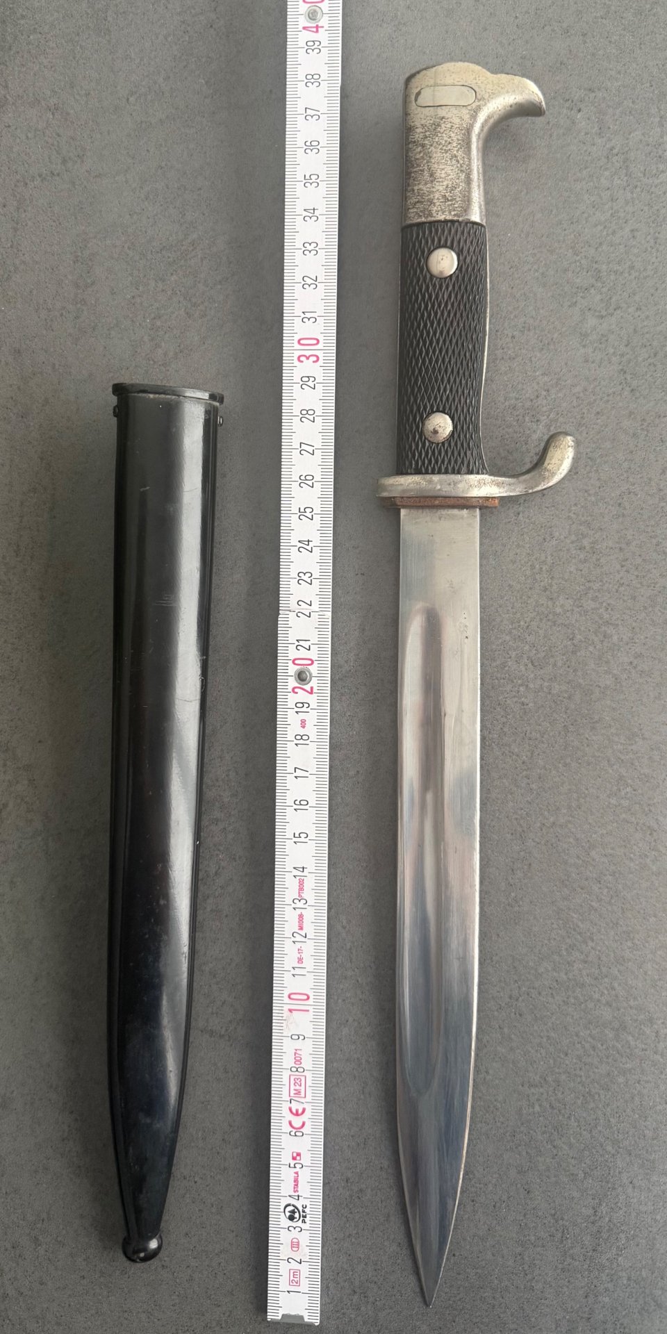 Extraseitengewehr , Ausgeh Seitengewehr , geschraubte Griffschalen , selten , Preußen – Bild 2
