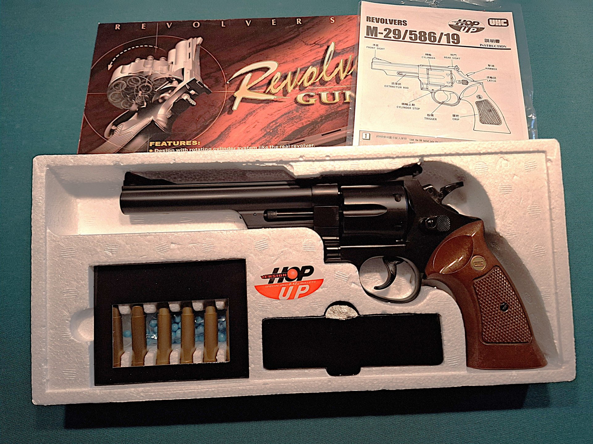 UHC M29 Revolver 6 Zoll Lauf neu in OVP Federdruck – Bild 1