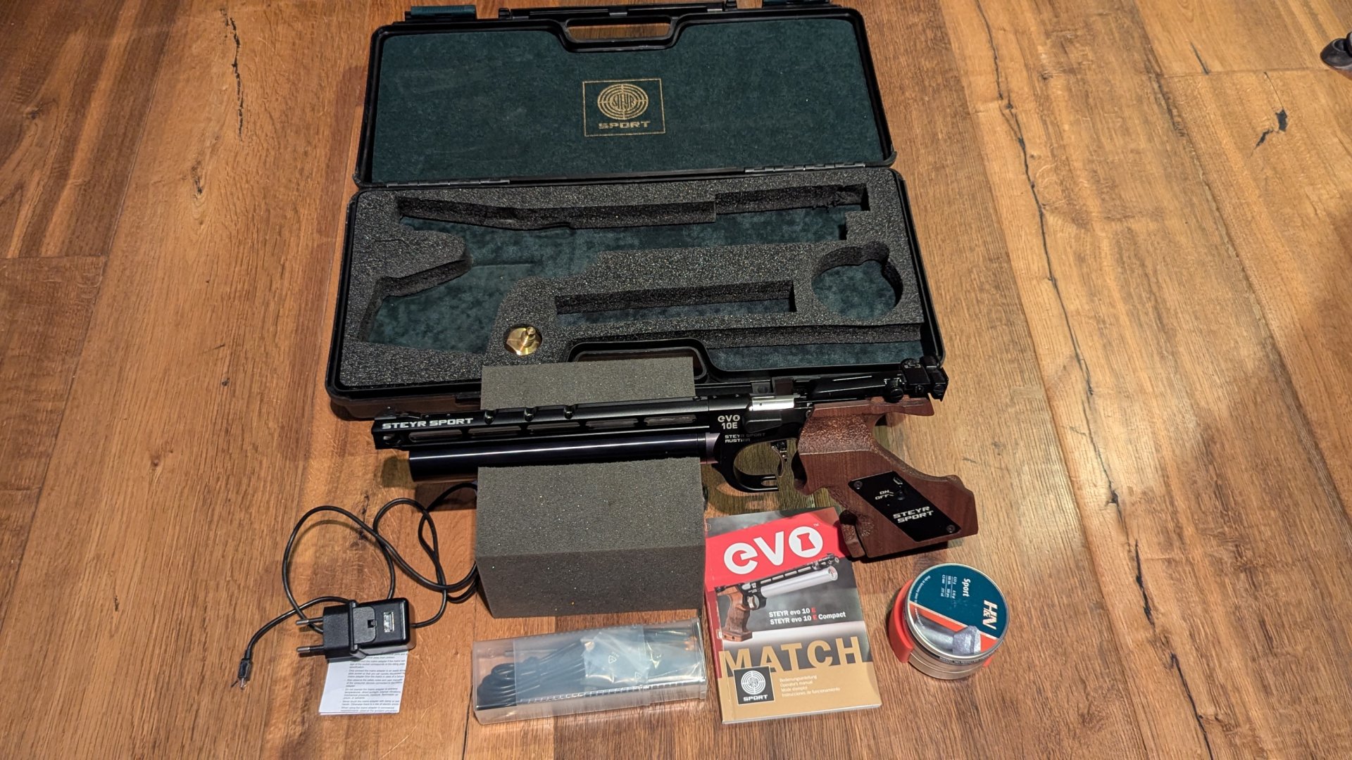 Match Luftpistole Steyr LP EVO 10-E rechts M schwarz – Bild 7