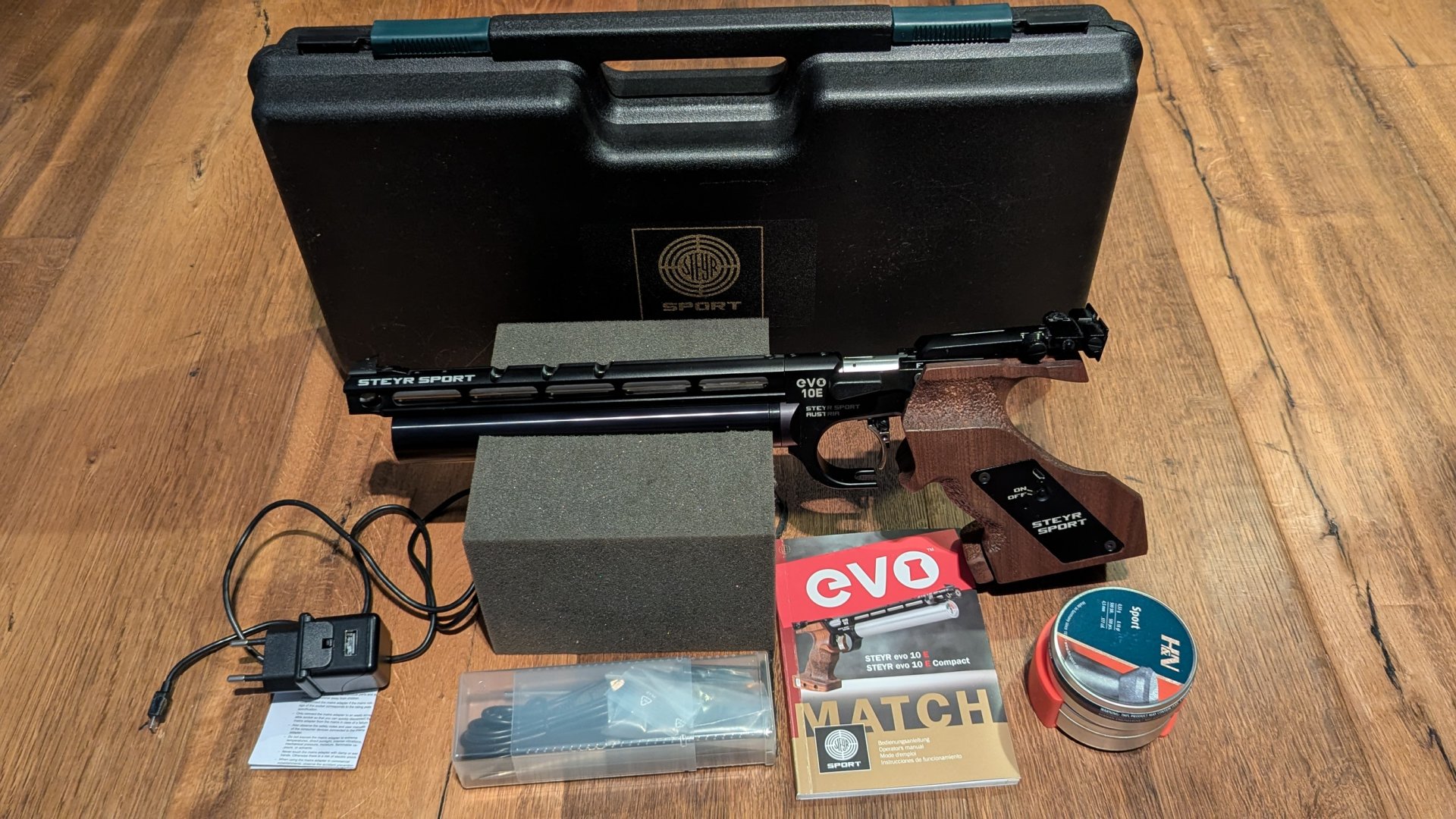 Match Luftpistole Steyr LP EVO 10-E rechts M schwarz – Bild 8