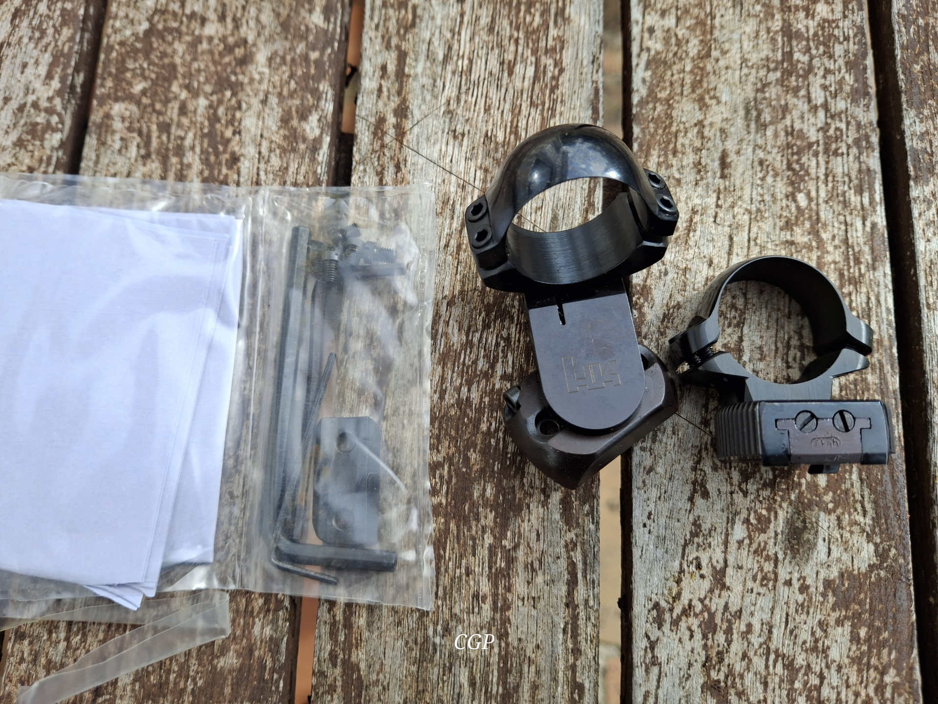 Heckler & Koch H&K Schwenkmontage 25,4mm 1" Ringe mit Basis - fabrikneu – Bild 1