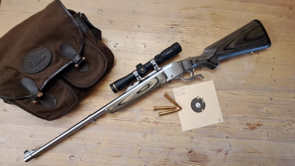 Blockbüchse Ruger No.1, 375 H&H Mag., stainless. – Bild 2
