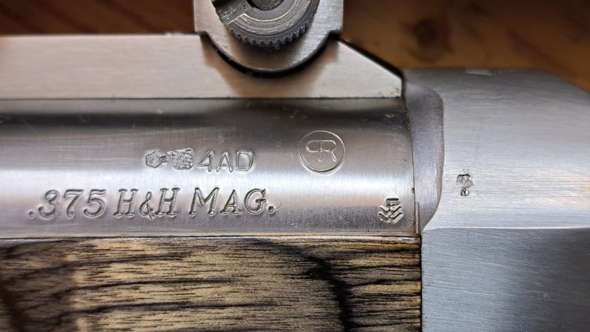 Blockbüchse Ruger No.1, 375 H&H Mag., stainless. – Bild 5