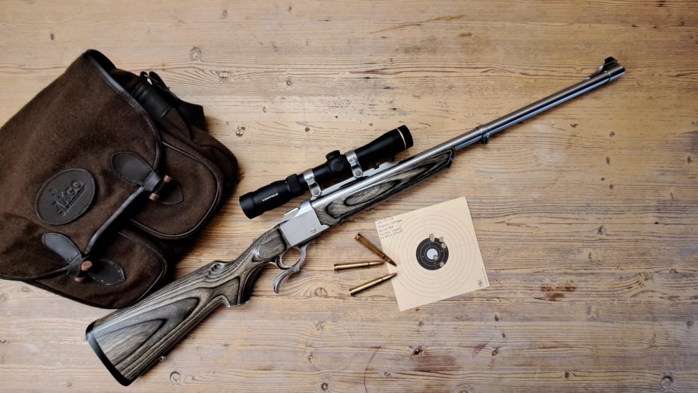 Blockbüchse Ruger No.1, 375 H&H Mag., stainless. – Bild 1