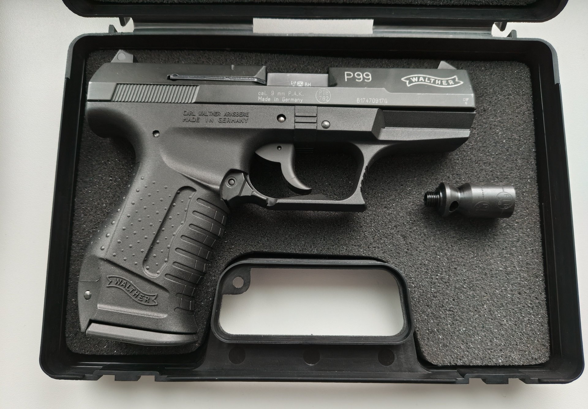 Walther P99 Schwarz mit Koffer PTB. 726 – Bild 1