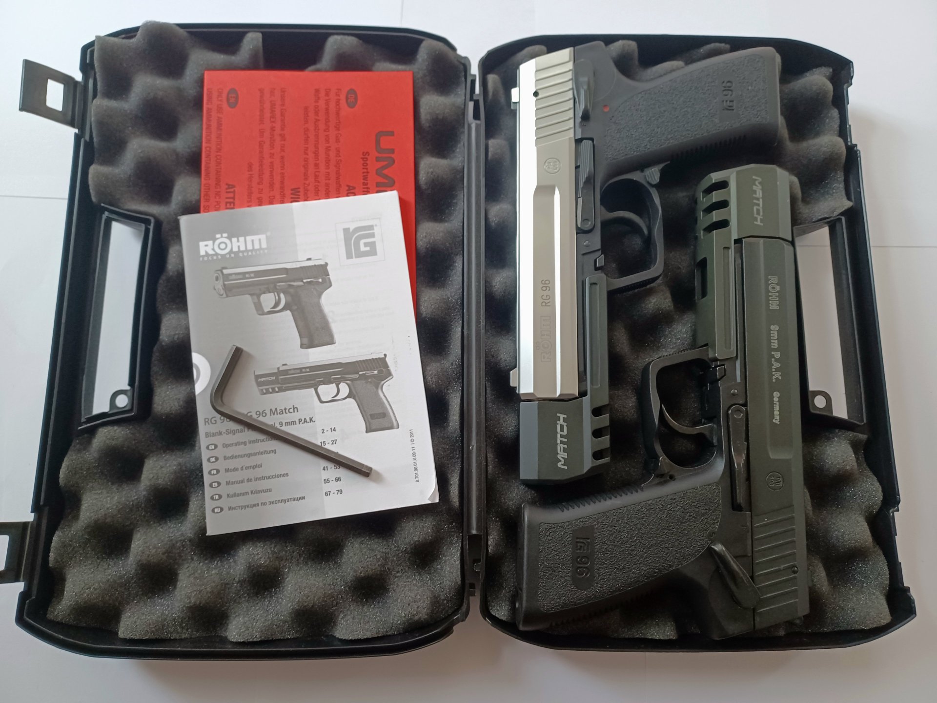 2x Röhm RG96 Match 9mm P.A.K. – Bild 2