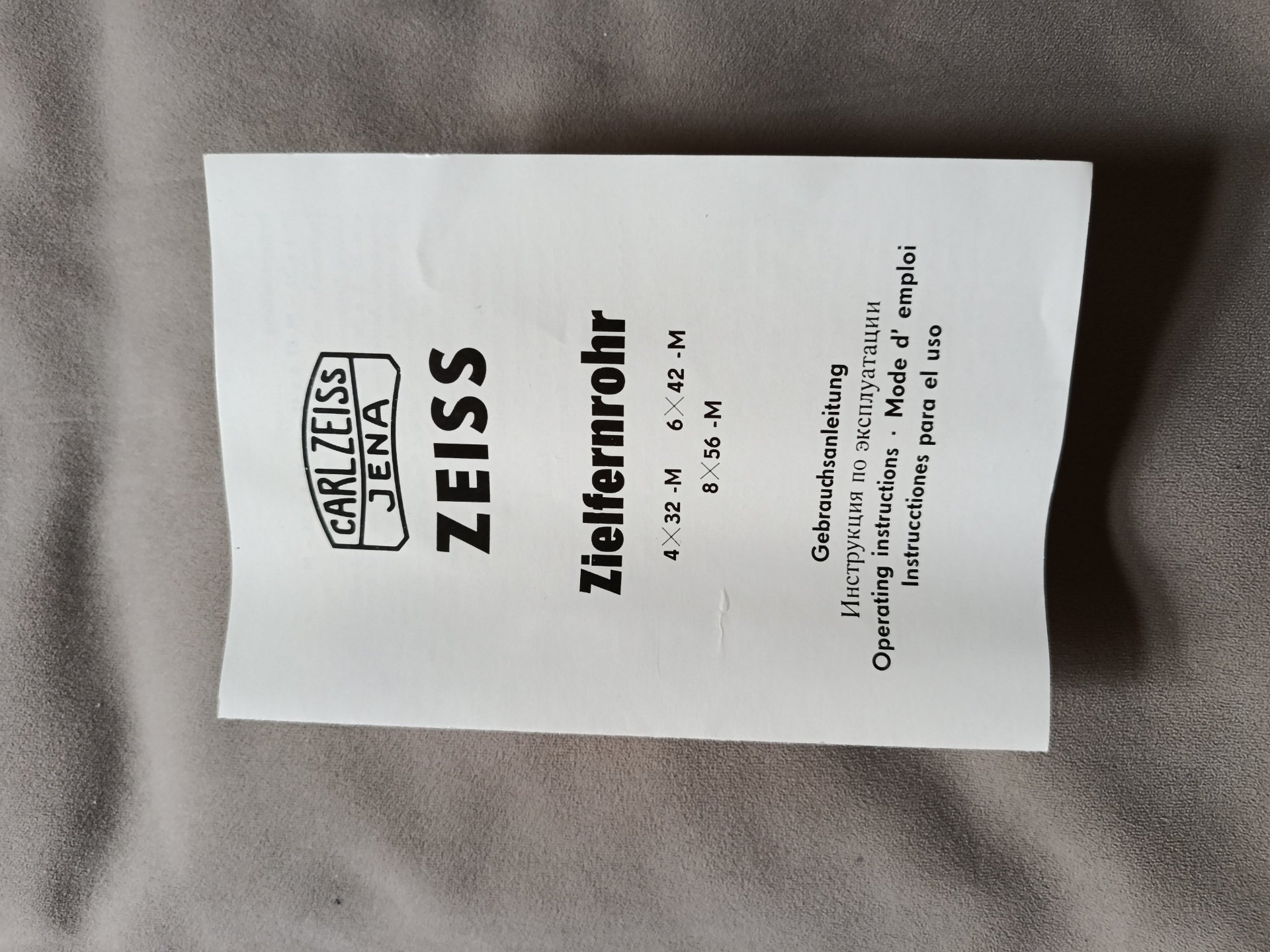 Ziehlfernrohr CARL ZEISS JENA 6X42 – Bild 7