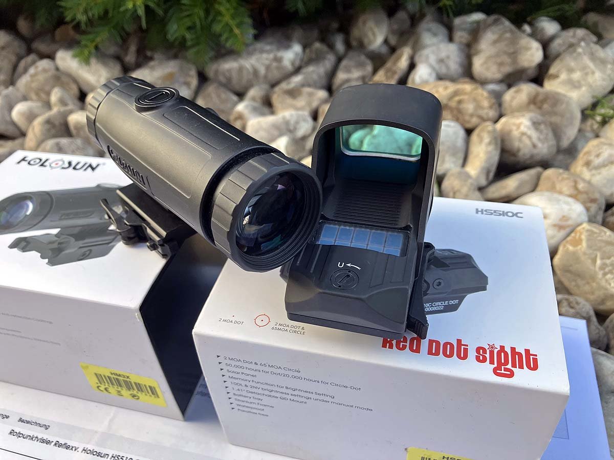 Holosun Reflexvisier Kombi HS510C mit Magnifier HM3X – Bild 2