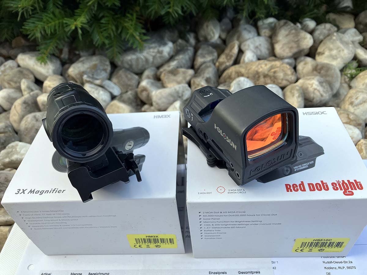 Holosun Reflexvisier Kombi HS510C mit Magnifier HM3X – Bild 5