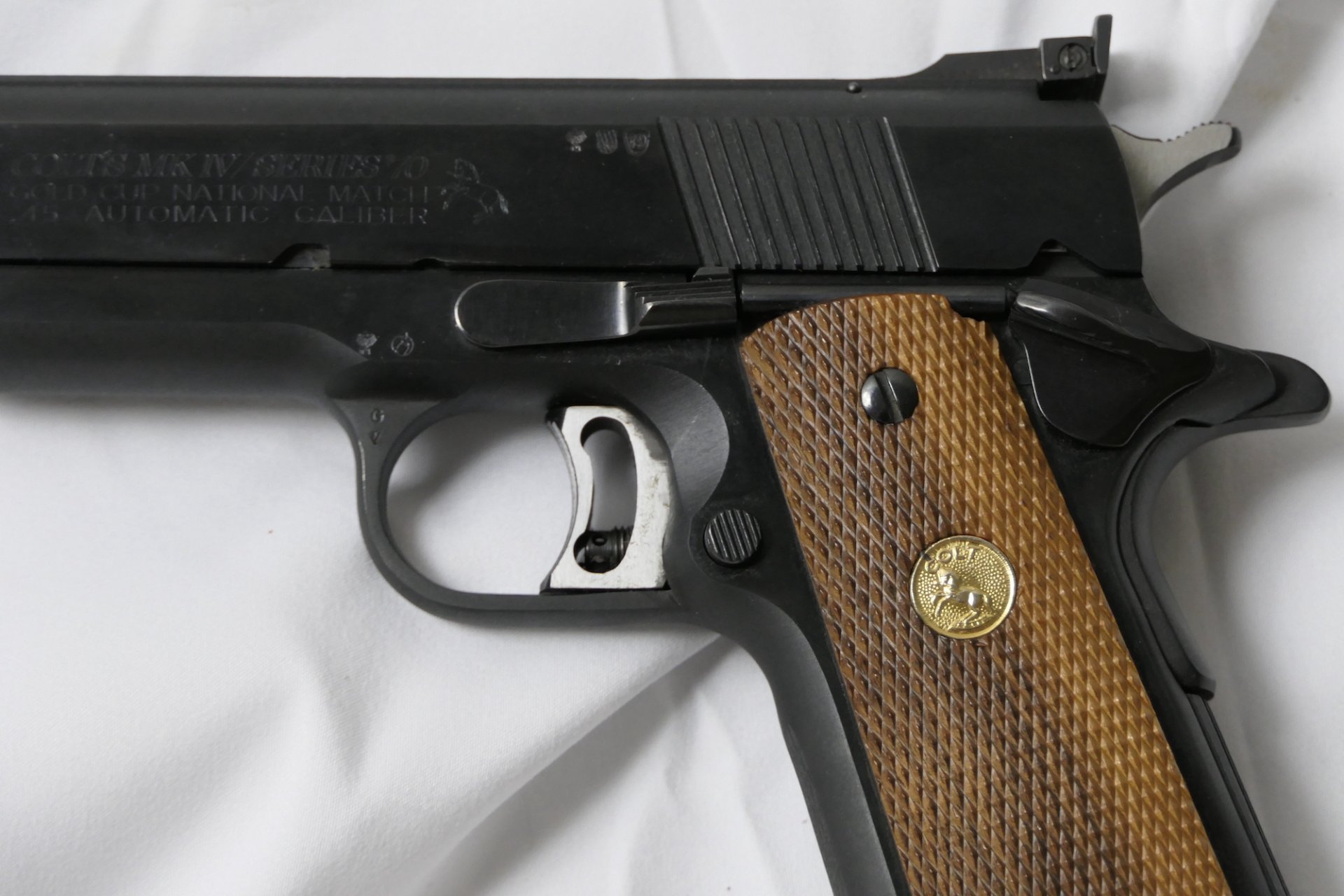 Pistole Colt 45 ACP Mod. Gold Cup MK IV – Bild 4