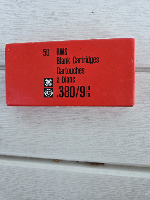 50 Stück Alte RWS Knallpatronen cal. 9mm RV. – Bild 1