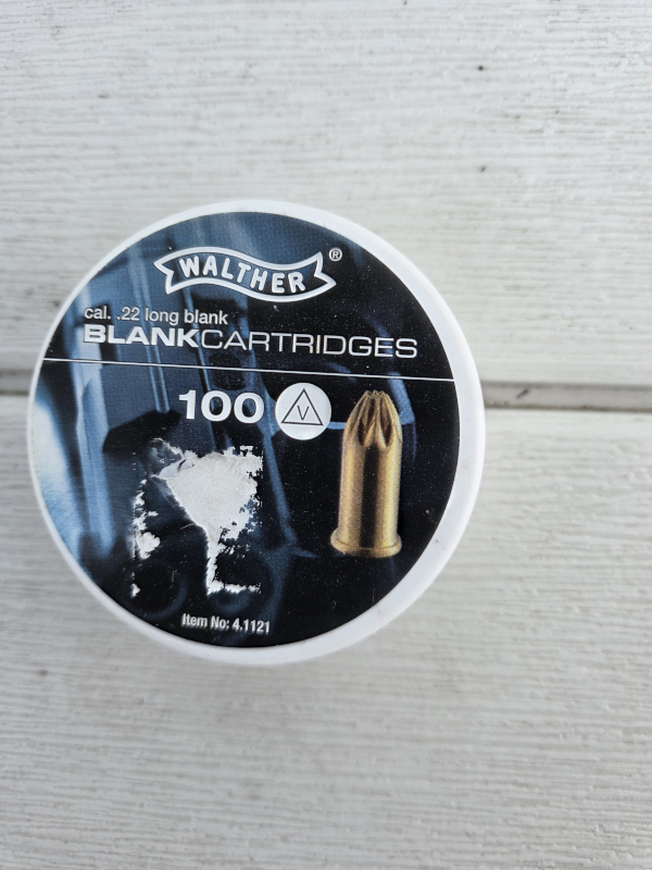 100 Stück alte Walther Knallp. cal. 22 lang – Bild 1